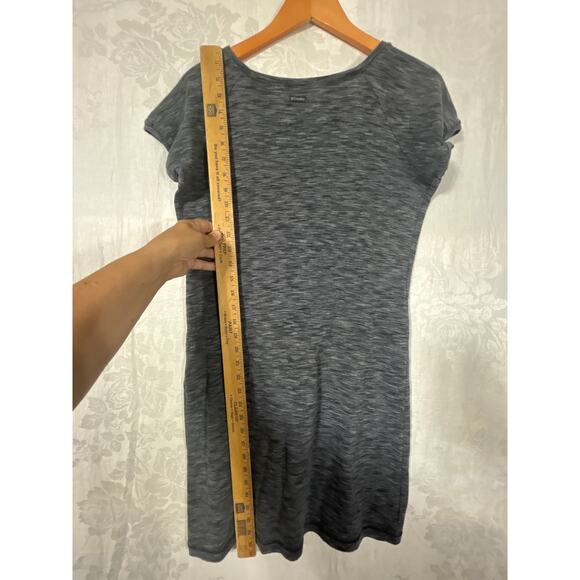Columbia Dress Medium Gray Athletic Jersey Knit Drawstring Short Sleeve Knee - Picture 10 of 10
